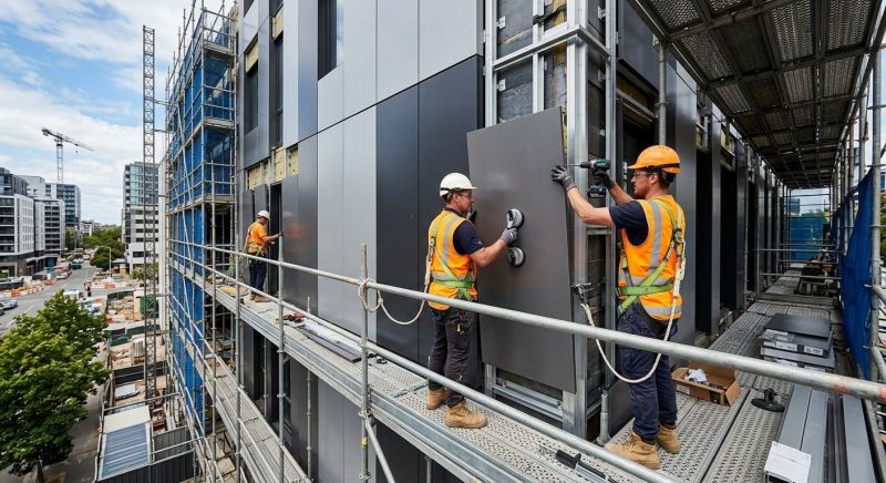 Facade Cladding Installation in Stamford, CT