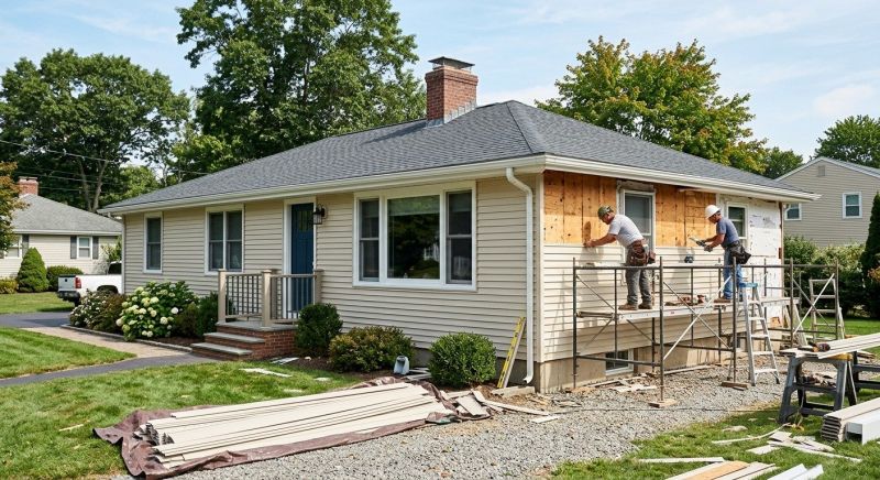 Vertical Siding Replacement in Stamford, CT